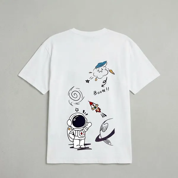 White_Cotton_Premium_Space_Doodle_Graphic_Oversized_T-Shirt_For_Women