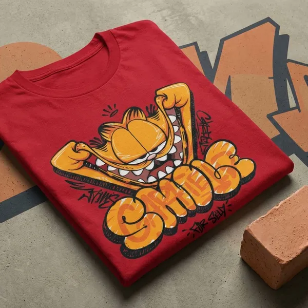 Red_Cotton_Premium_Garfield_Smile_Graffiti_Graphic_Oversized_T-Shirt_For_Women