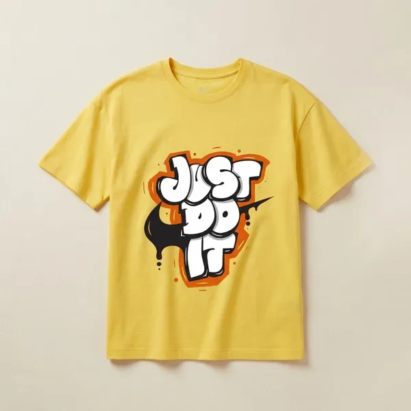 Yellow_Cotton_Premium_Nike_Just_Do_It_Graffiti_Graphic_Oversized_T-Shirt_For_Women