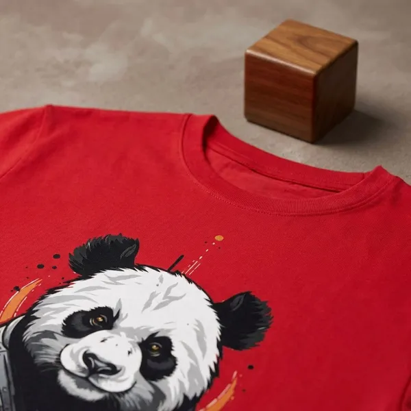 Red_Cotton_Premium_Stylized_Panda_Face_Graphic_Oversized_T-Shirt_For_Women