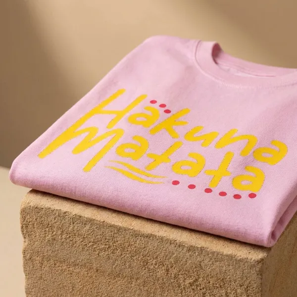 Pink_Cotton_Premium_Hakuna_Matata_Lion_King_Graphic_Crop_Top_For_Women