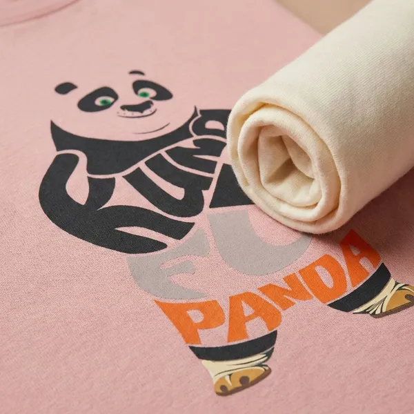Pink_Cotton_Premium_Kung_Fu_Panda_Text_Graphic_Oversized_T-Shirt_For_Women