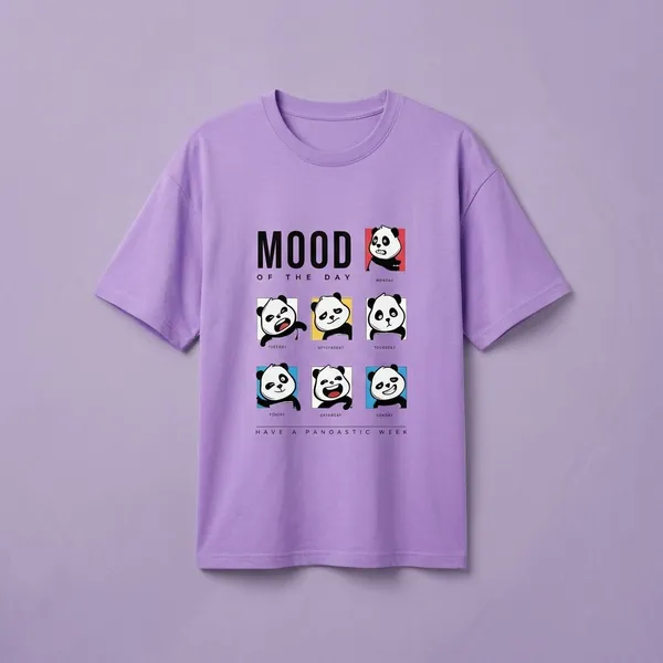 Lilac_Cotton_Premium_Lilac_Mood_Of_The_Day_Panda_Graphic_Oversized_T-Shirt_For_Women