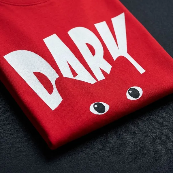 Red_Cotton_Premium_Dark_Cat_Eyes_Graphic_Long_T-Shirt_For_Women