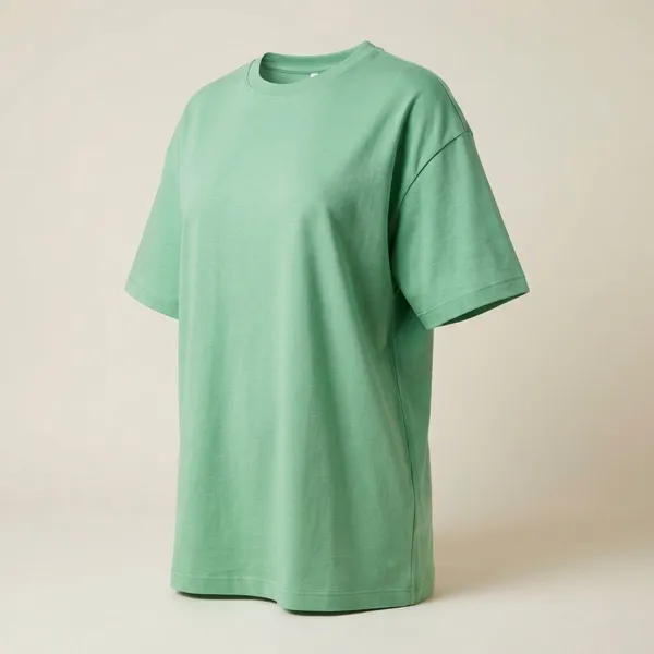 Green_Cotton_Premium_Oversized_T-Shirt_For_Women