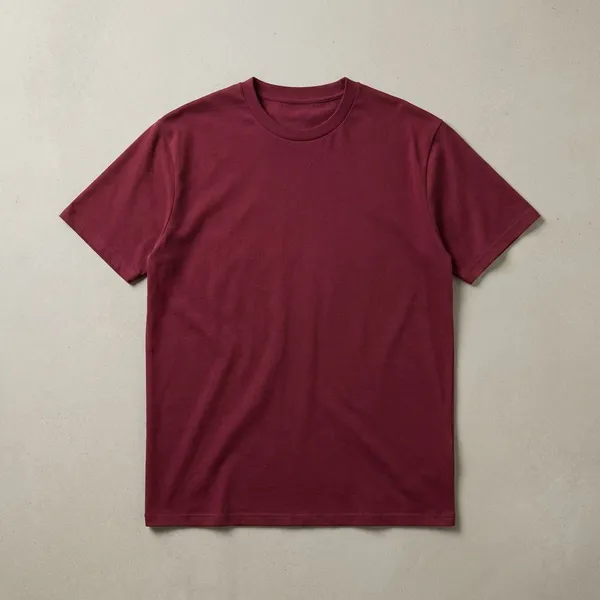 Maroon_Cotton_Premium_Oversized_T-Shirt_For_Men