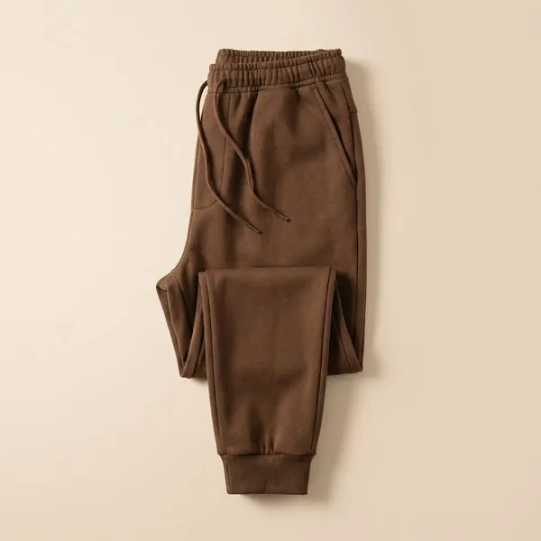 Brown_Cotton_Premium_Sweat_Comfortable_Loungewear_Pants_For_Men