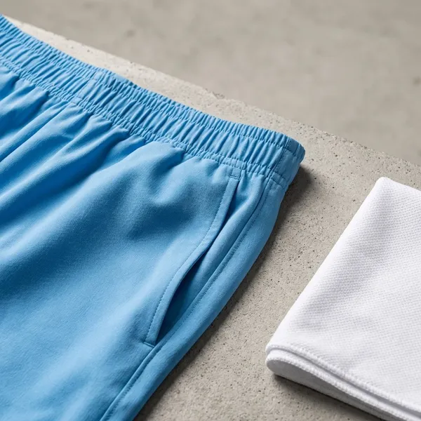 Sky_Blue_Cotton_Premium_Casual_Loose_Fit_Athleisure_Shorts_For_Women
