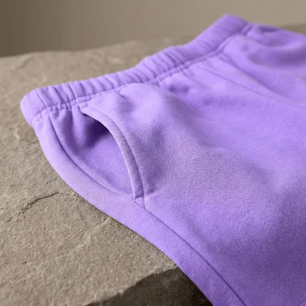 Purple_Cotton_Premium_Casual_Loose_Fit_Athleisure_Shorts_For_Women