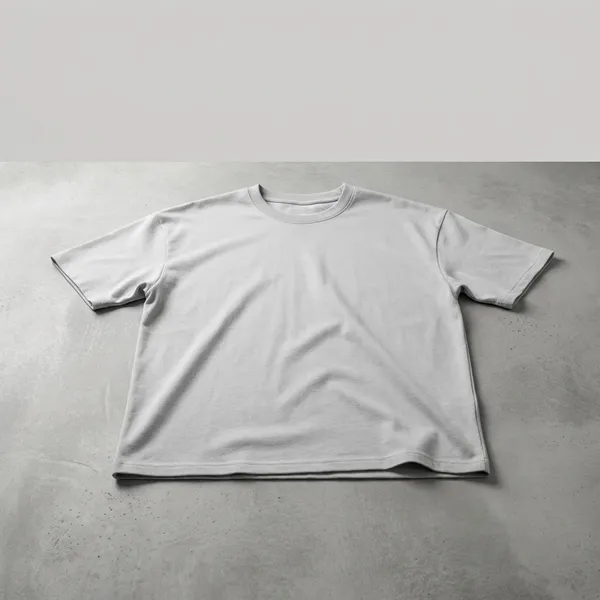White_Cotton_Premium_Plain_Oversized_Fit_Crew-Neck_T-Shirt_For_Men