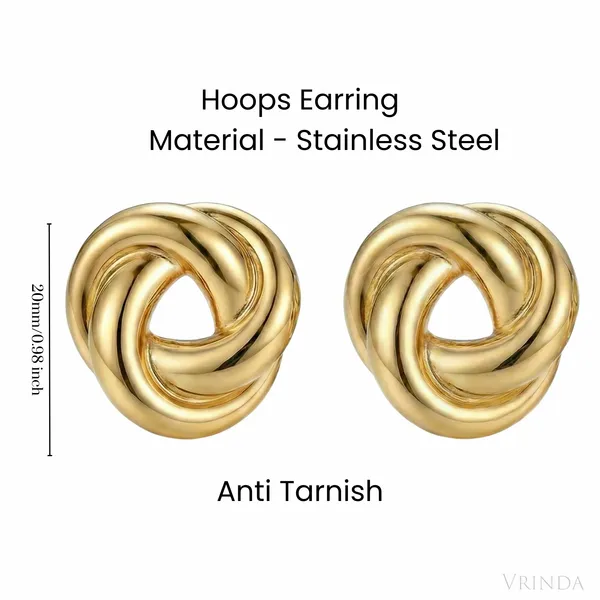 Gold_Plated_22_K_Intertwined_Knot_Stud_Earrings