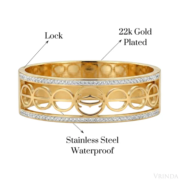 Gold_Plated_22_K_Eternal_Circle_Bracelet_For_Women