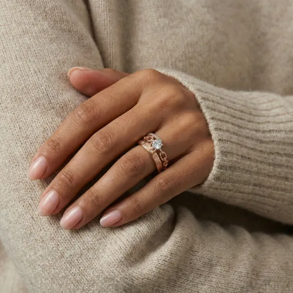Rose_Gold_18_K_Plated_Triple_Layered_Ring_For_Women