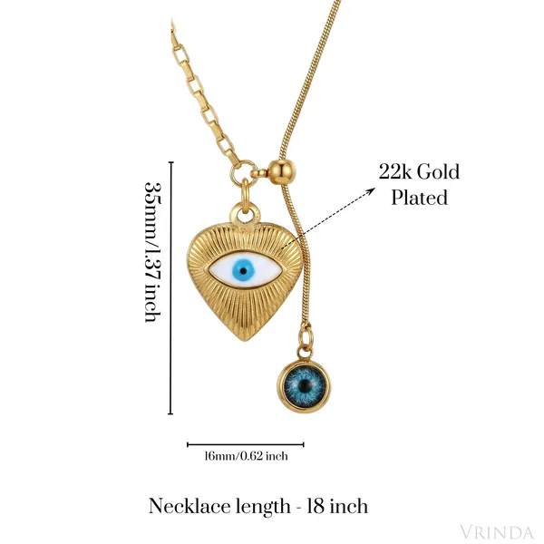 Gold_Plated_22_K_Evil_Eye_Heart_Pendant_Necklace_For_Women