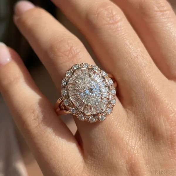 Rose_Gold_18_K_Plated_Triple_Layer_Criss_Cross_Ring_For_Women