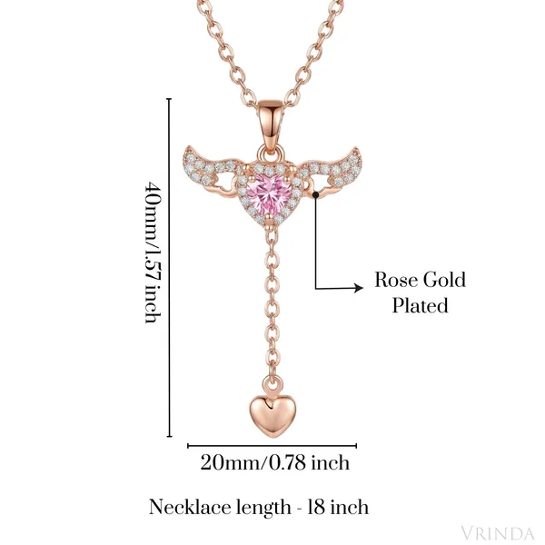 Rose_Gold_Angel_Wing_Heart_Necklace_For_Women