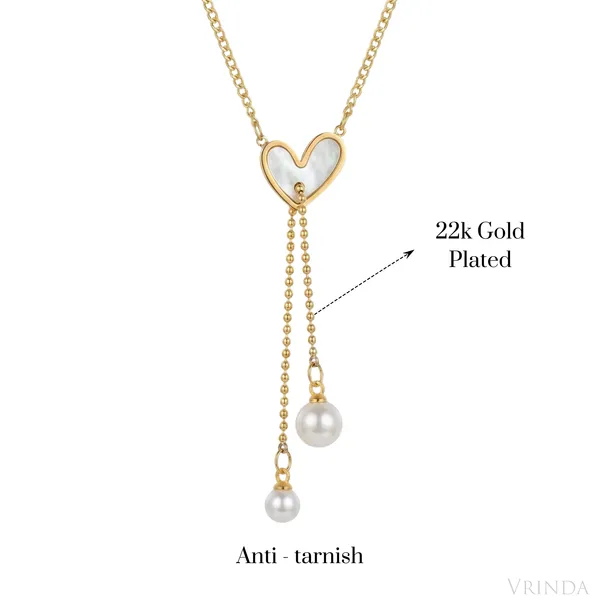 Gold_Plated_22_K_Mother_Of_Pearl_Heart_And_Pearl_Drop_Necklace_For_Women