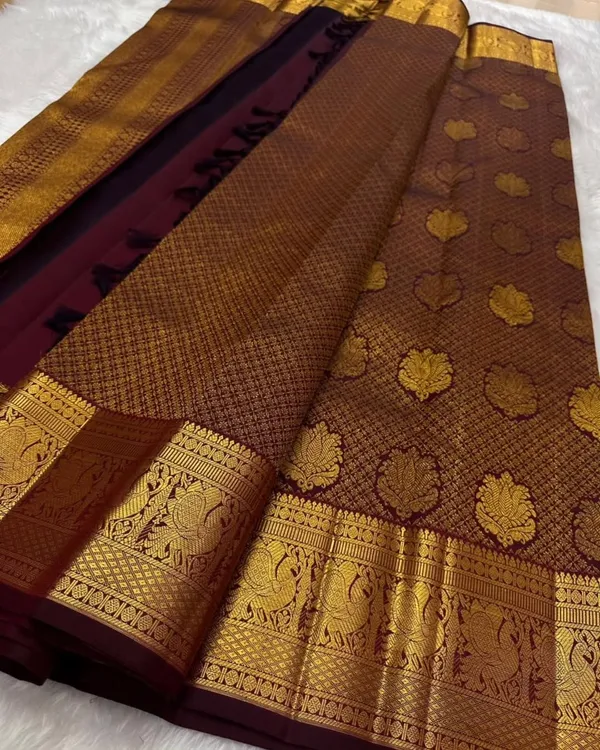 Wine_Lovely_Soft_Silk_Saree_With_Outstanding_Blouse_Piece_For_Women