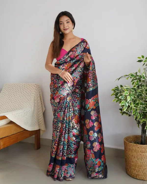 Navy_Blue_Pretty_Pashmina_Saree_With_Amazing_Blouse_Piece_For_Women