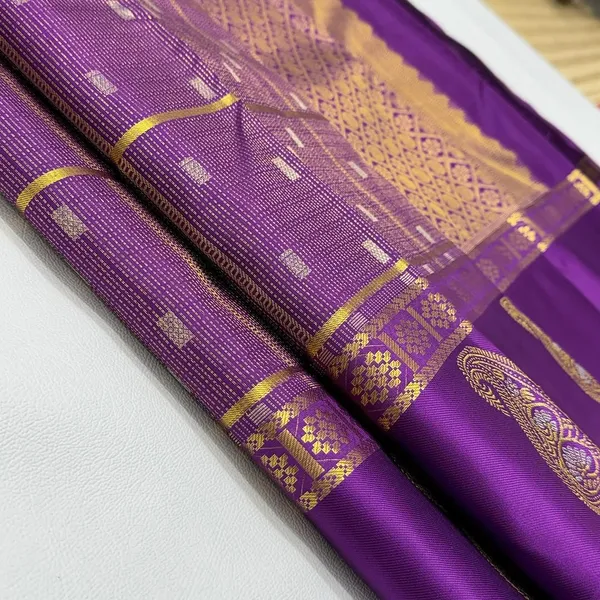 Purple_Skinny_Soft_Banarasi_Silk_Saree_With_Ethereal_Blouse_Piece_For_Women