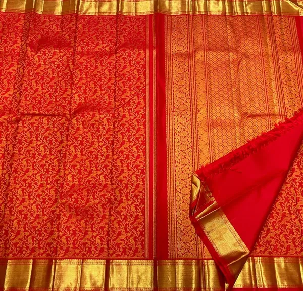 Red_Dalliance_Soft_Banarasi_Silk_Saree_With_Panoply_Blouse_Piece_For_Women