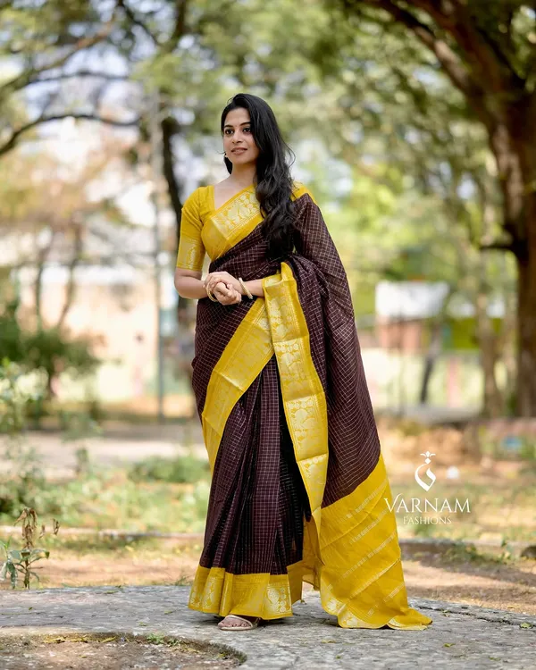 Brown_Amazing_Soft_Silk_Saree_With_Captivating_Blouse_Piece_For_Women