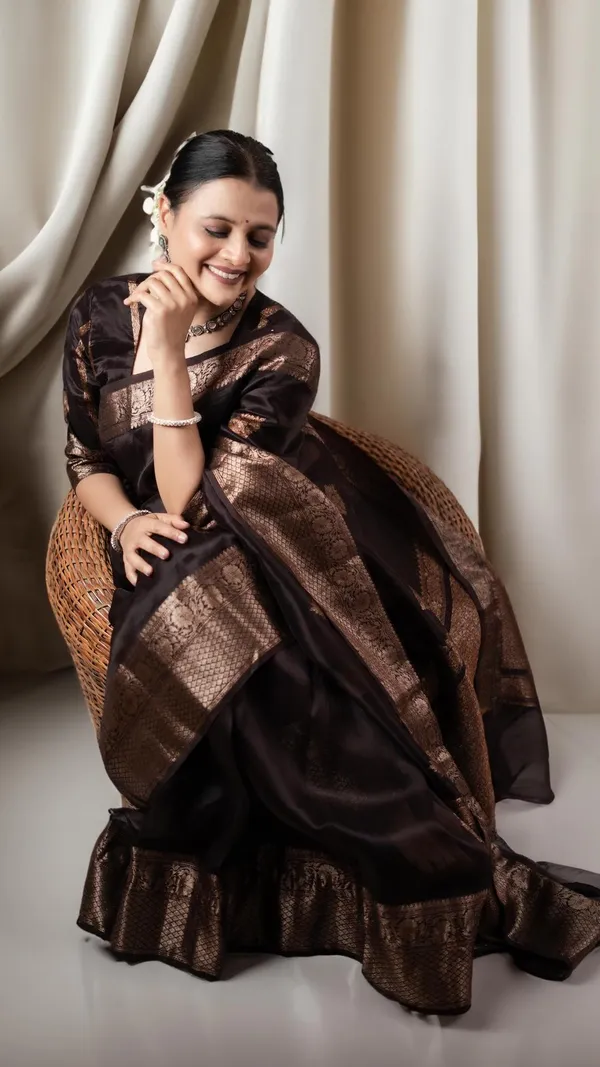 Brown_Ravishing_Soft_Silk_Saree_With_Designer_Blouse_Piece_For_Women