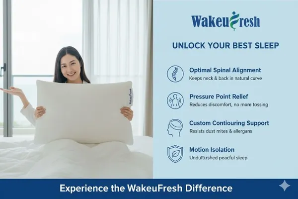 MEMORY_FOAM_PILLOW-_White_Knitted_Fabric_And_Memory_Premium_Pillow_For_Sleep_And_Comfort