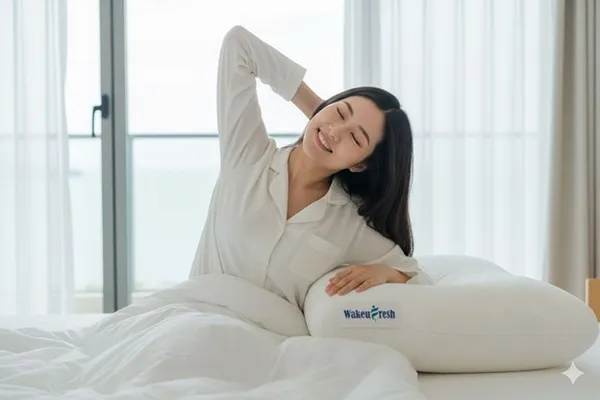 MEMORY_FOAM_PILLOW-_White_Knitted_Fabric_And_Memory_Premium_Pillow_For_Sleep_And_Comfort