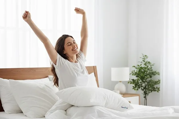 RECRON_PILLOW-_White_Fabric_And_Polyester_Fiber_Premium_Pillow_For_Sleep_And_Comfort