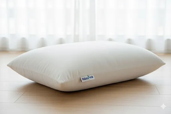 RECRON_PILLOW-_White_Fabric_And_Polyester_Fiber_Premium_Pillow_For_Sleep_And_Comfort