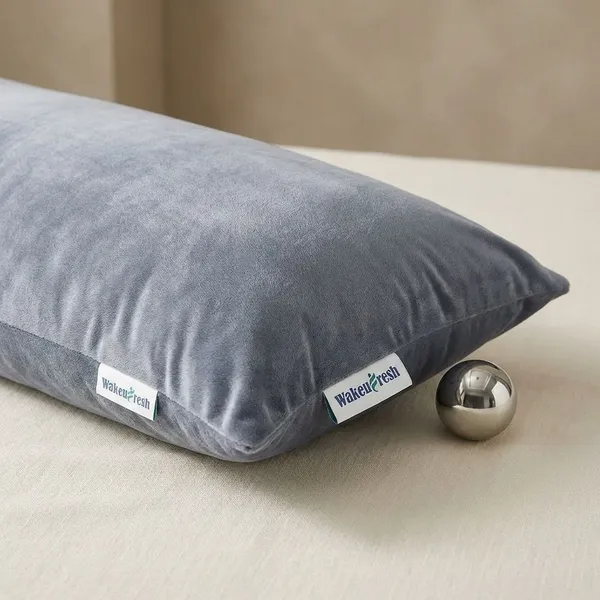 BODY_PILLOW-_Grey_Cotton_Fabric_Premium_Pillow_For_Sleep_And_Comfort