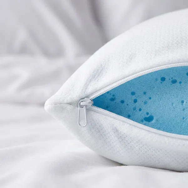 GEL_INFUSED_MEMORY_FOAM_-White_Knitted_Fabric_And_Gel_Memory_Premium_Pillow_For_Sleep_And_Comfort