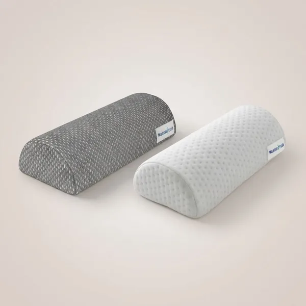 HALF_MOON_PILLOW-_White_And_Grey_Knitted_Fabric_And_Gel_Memory_Foam_Premium_Pillow_For_Sleep_And_Comfort