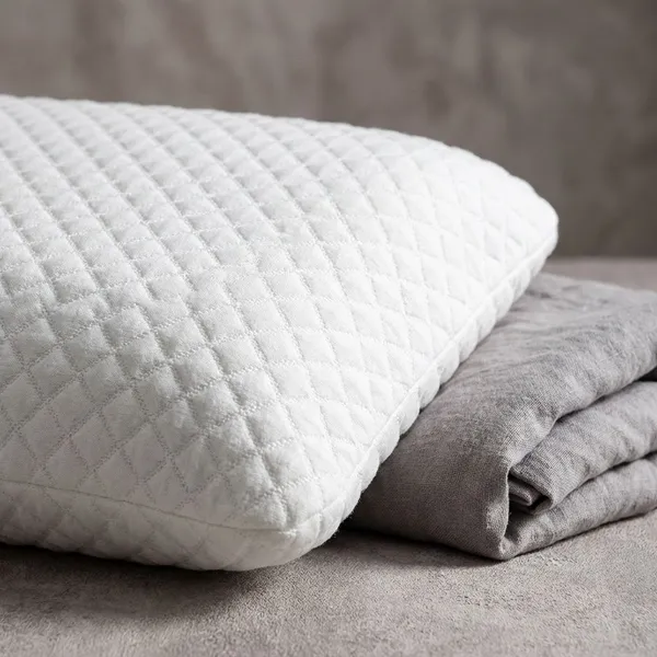 ORGANIC_LATEX_PILLOW-_White_Knitted_Fabric_And_Natural_Latex_Foam_Premium_Pillow_For_Sleep_And_Comfort