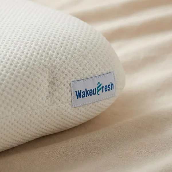 MEMORY_FOAM_PILLOW-_White_Knitted_Fabric_And_Memory_Premium_Pillow_For_Sleep_And_Comfort