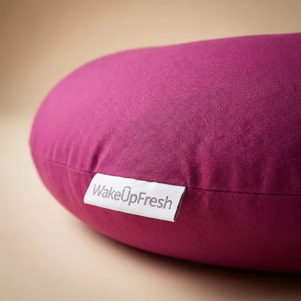 PREGNANCY_C_SHAPED_PILLOW_-Pink_Fabric_And_Polyester_Fiber_Premium_Pillow_For_Sleep_And_Comfort
