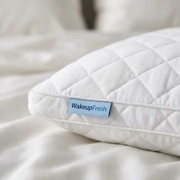 SLIM_SLEEP_PILLOW_-_White_Knitted_Fabric_Premium_Pillow_For_Sleep_And_Comfort