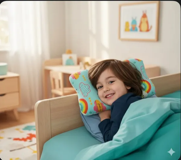 KIDS_PILLOW-_Multicolor_Cotton_Fabric_Premium_Pillow_For_Sleep_And_Comfort