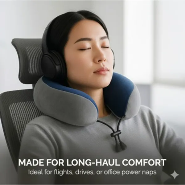 TRAVEL_NECK_PILLOW_WAVE_-Blue_And_Grey_Velvet_Fabric_And_Gel_Memory_Foam_Premium_Pillow_For_Sleep_And_Comfort