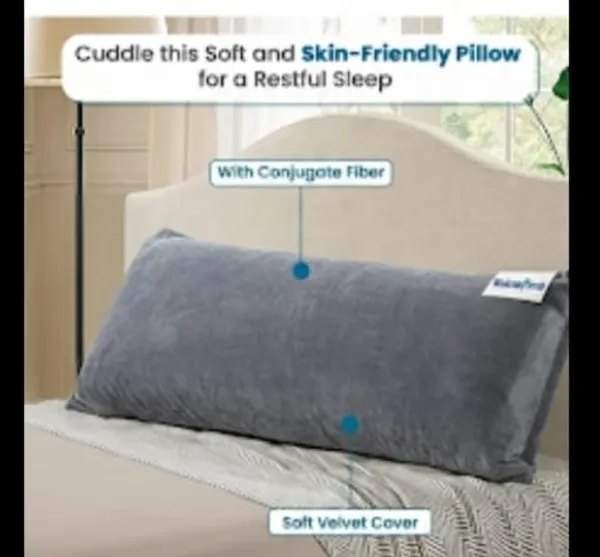 BODY_PILLOW-_Grey_Cotton_Fabric_Premium_Pillow_For_Sleep_And_Comfort