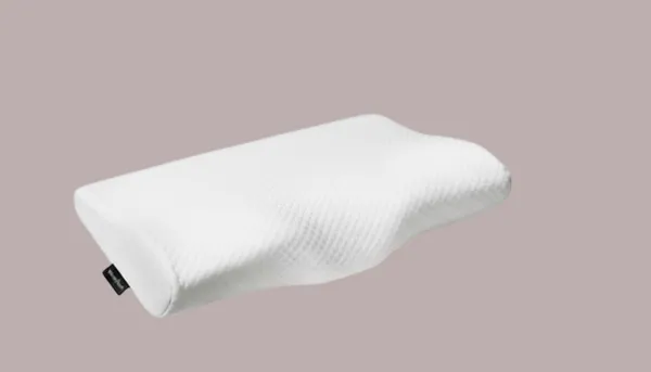 CERVICAL_PILLOW_-White_Knitted_Fabric_And_Gel_Memory_Foam_Premium_Pillow_For_Sleep_And_Comfort