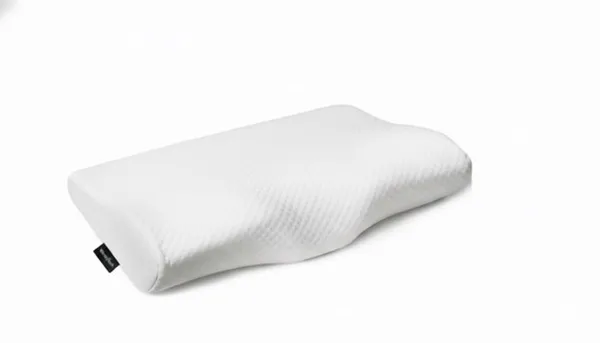 CERVICAL_PILLOW_-White_Knitted_Fabric_And_Gel_Memory_Foam_Premium_Pillow_For_Sleep_And_Comfort