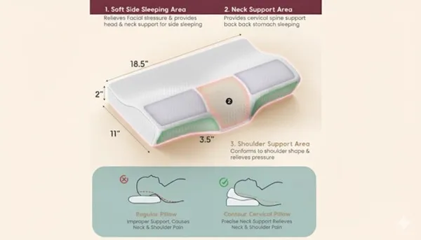 CERVICAL_PILLOW_-White_Knitted_Fabric_And_Gel_Memory_Foam_Premium_Pillow_For_Sleep_And_Comfort