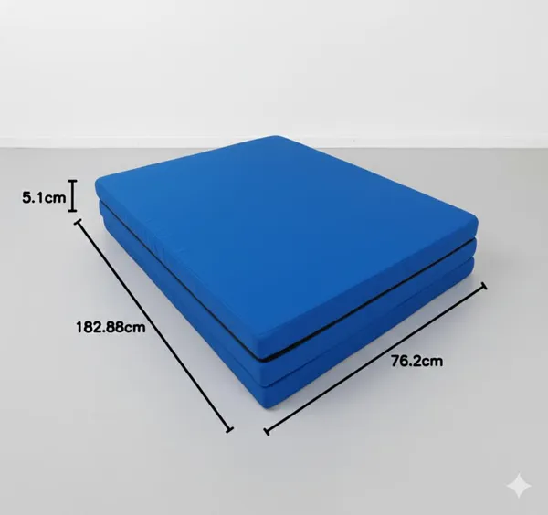 FOLDING_MATTRESS_-_Multicolor_Poly_Cotton_Fabric_With_HIGH_DENSITY__Foam_Premium_Mattress_For_Sleep_And_Comfort