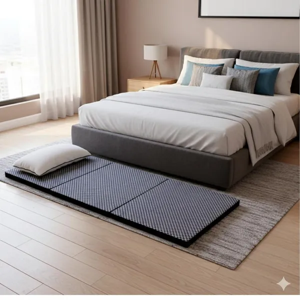 FOLDING_MATTRESS_-_Multicolor_Poly_Cotton_Fabric_With_HIGH_DENSITY__Foam_Premium_Mattress_For_Sleep_And_Comfort