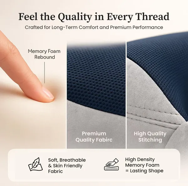 NECK_PILLOW_SNOOZED_-Blue_And_Grey_Velvet_Fabric_And_Gel_Memory_Foam_Premium_Pillow_For_Sleep_And_Comfort
