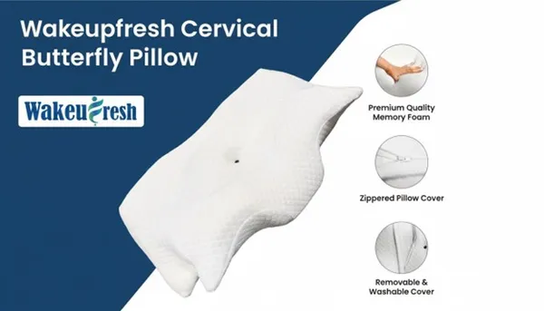 BUTTERFLY_PILLOW-White_Knitted_Fabric_And_Gel_Memory_Foam_Premium_Pillow_For_Sleep_And_Comfort