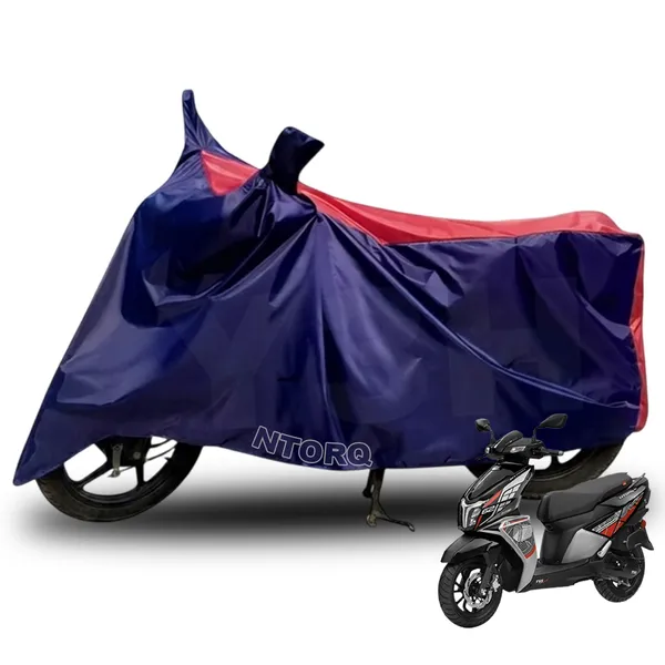 Navy_And_Red_Polyster_Premium_Two_Wheeler_Cover_Car_Accessories