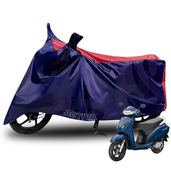 Navy_And_Red_Polyster_Premium_Two_Wheeler_Cover_Car_Accessories